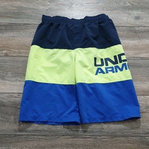 Under Armour Mens Boys YXL 28" to 30" Waist Swim Trunks Board Shorts Beach Pool